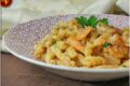Pasta con Code di Gamberi e Pesto di Noci